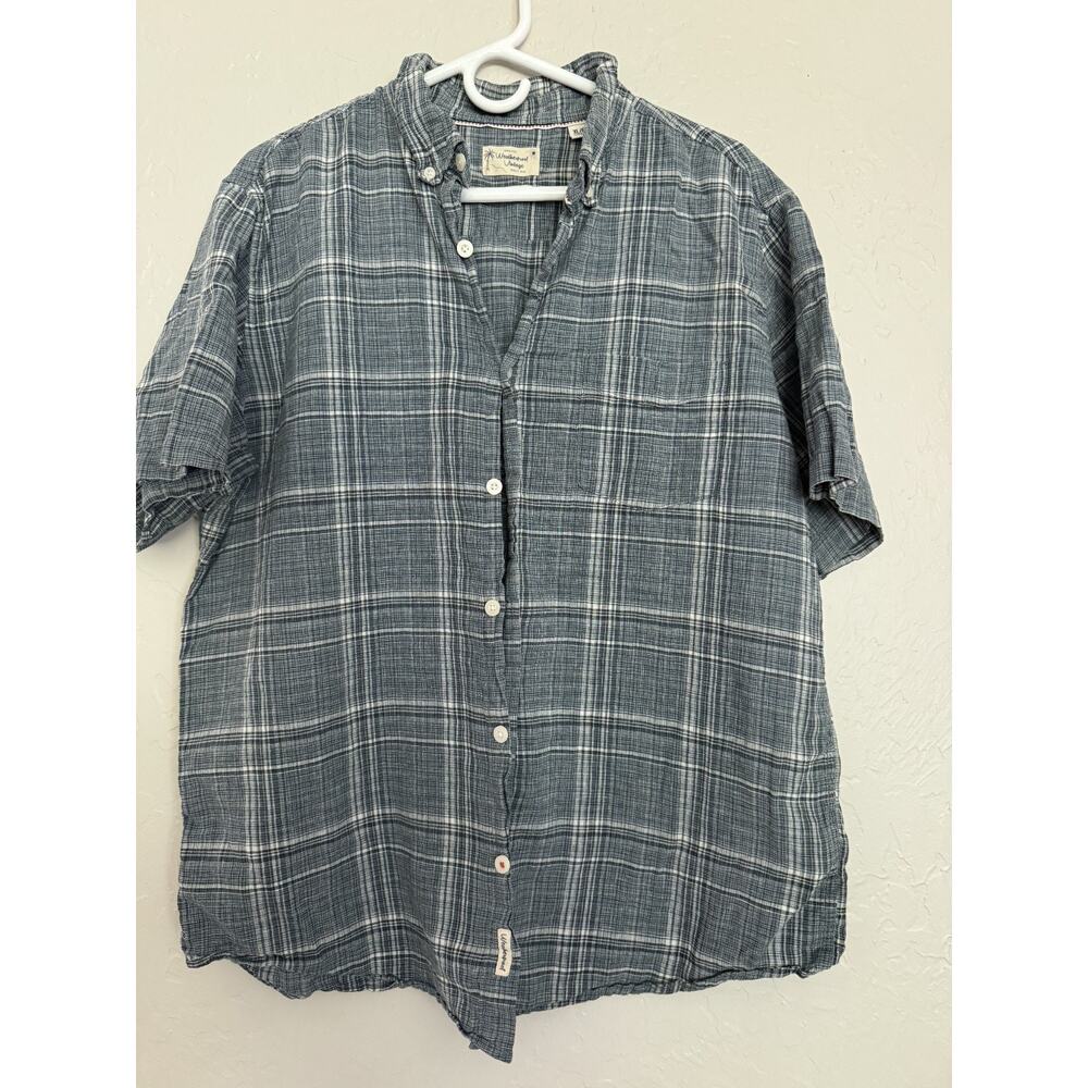 Weatherproof Vintage Men’s Short Sleeve Button-Up Shirt Multicolor Plaid Size XL